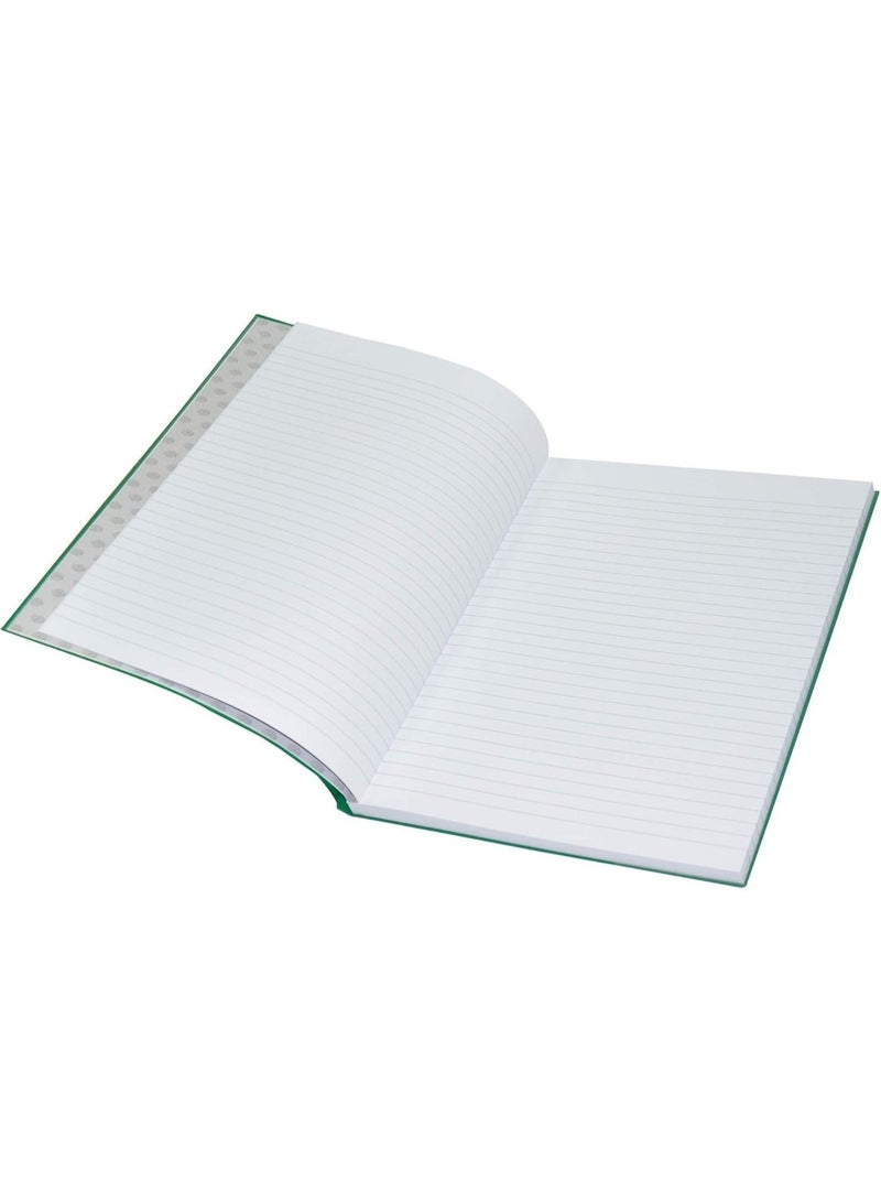 FIS PVC Cover NoteBook, 96 sheets, 192 pages, A4 Size, Single Line, Green Color, Packet of 5 Pieces - FSNBA42QPVCGR - Image 2
